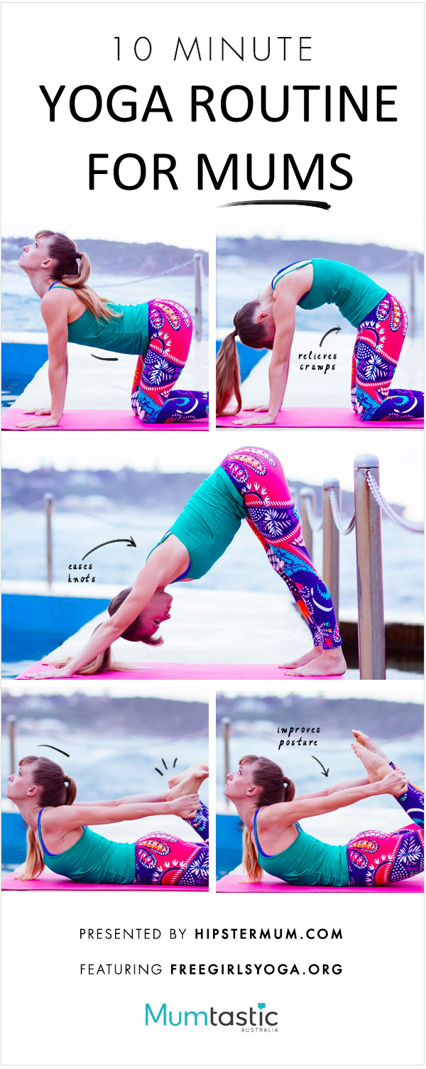 Yoga routine for mums