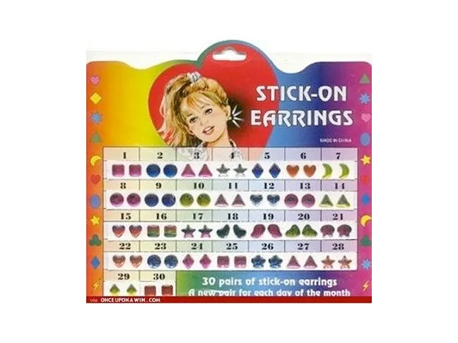 stick on earrings still exist