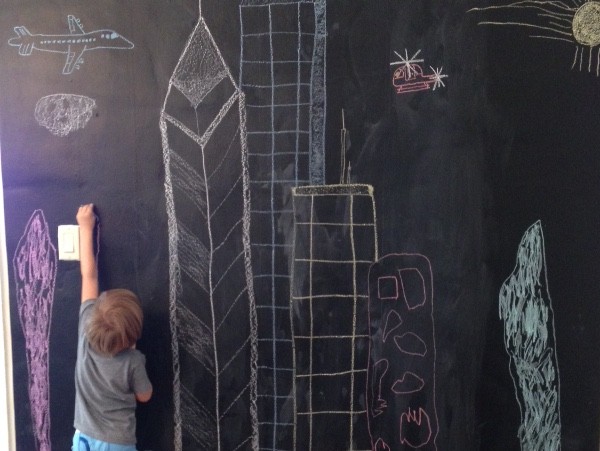 DIY chalkboard wall.2