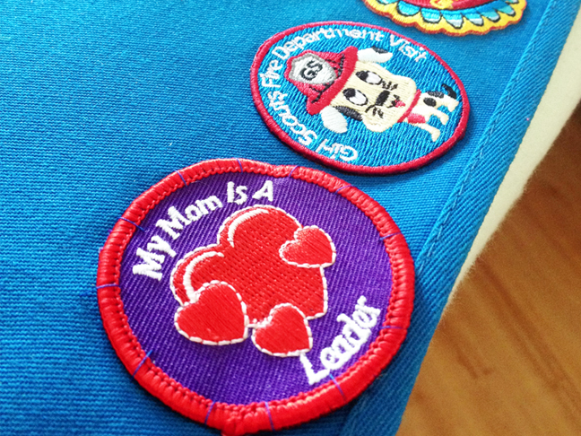 Crunch Girl Scout Patches