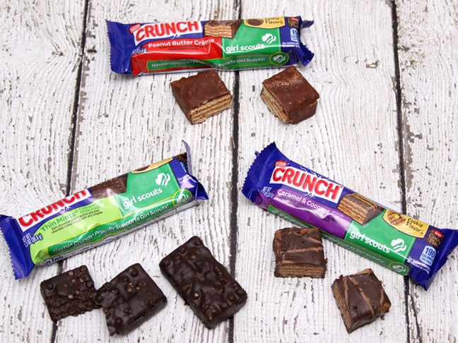 Nestle Crunch Girl Scout Cookie bars 2