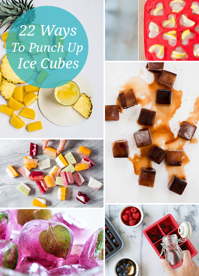 22 Ways to Punch up your Ice Cubes