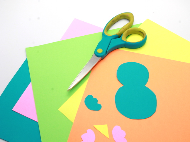 Summer Finger Paint Fan Craft for Kids