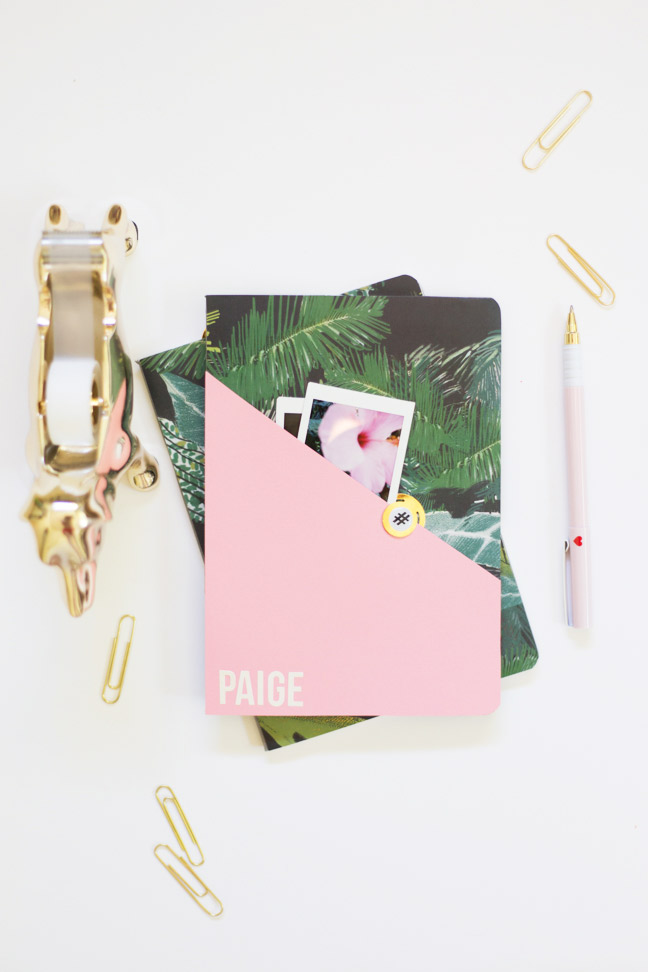 diy-personalized-composition-notebook-pink-gold-palms1