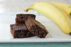 gluten free banana brownies