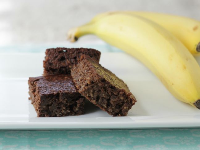 gluten free banana brownies