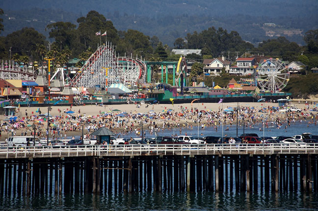 Santa Cruz California Beaches and Boardwalk