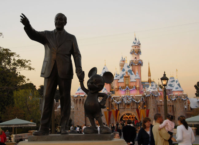 Disneyland Holiday Castle and Fireworks