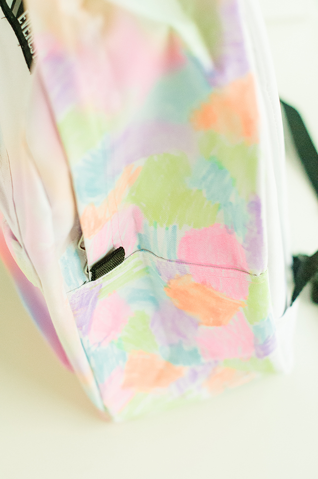 DIY Watercolor Backpack