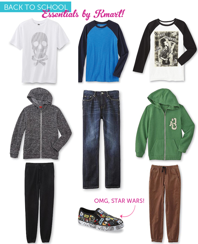 boys outfits for first day of school from Kmart