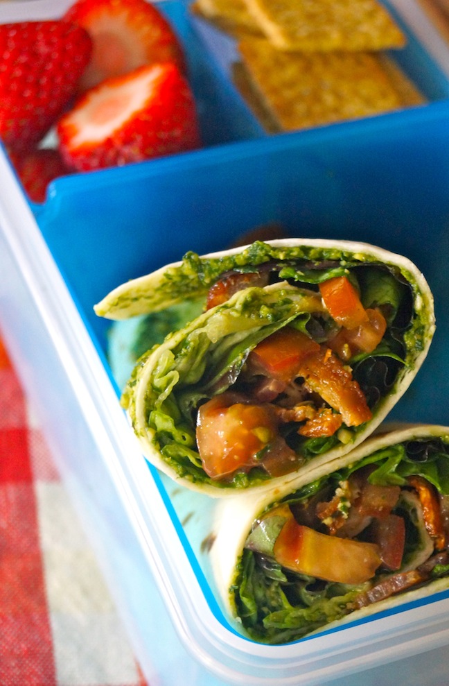 lunch wrap-lunch box container-strawberries-red