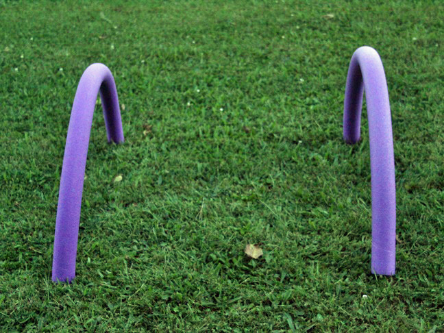 pool noodle obstacle course step 1b