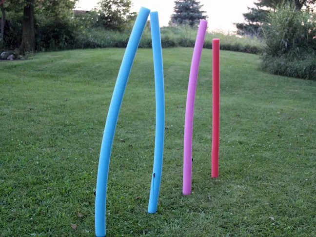 pool noodle obstacle course step 2