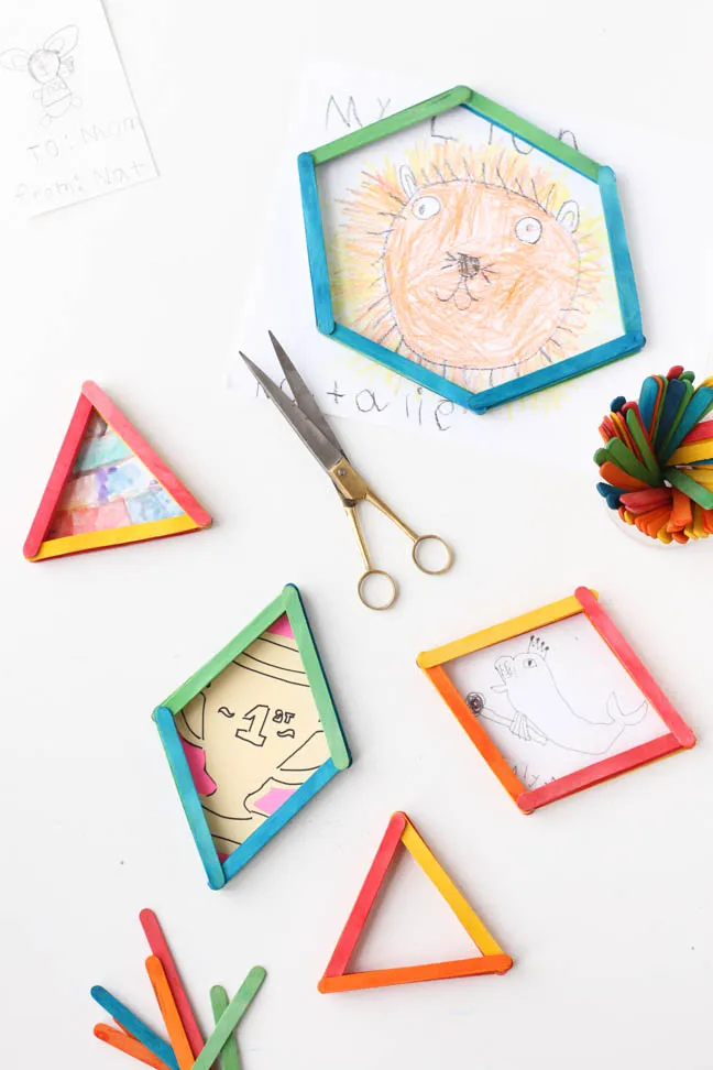 How to Reuse Popsicle Sticks to Create 3D Picture Frames in Minutes