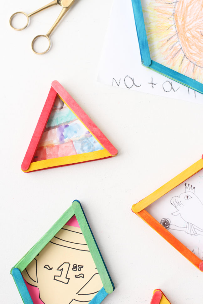 How to Reuse Popsicle Sticks to Create 3D Picture Frames in Minutes