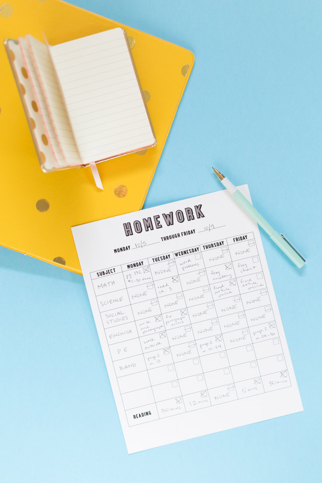 printable-homework-chart-school-supplies