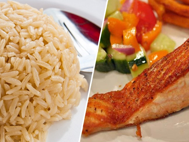 salmon-brown-rice