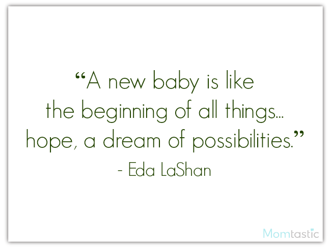 40 best quotes about babies featuring Eda LaShan on @ItsMomtastic