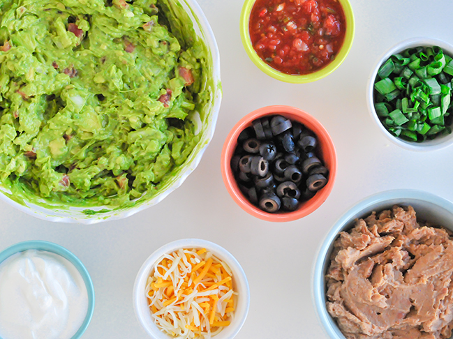 Ingredients for guacamole