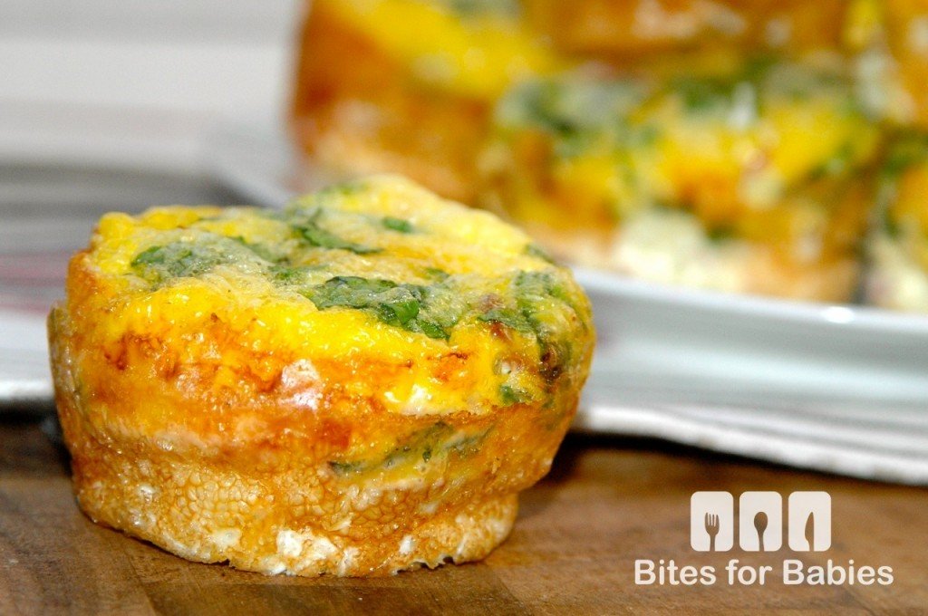 Mini Ham Spinach Quiches