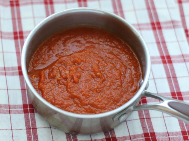 marinara sauce packed with veggies