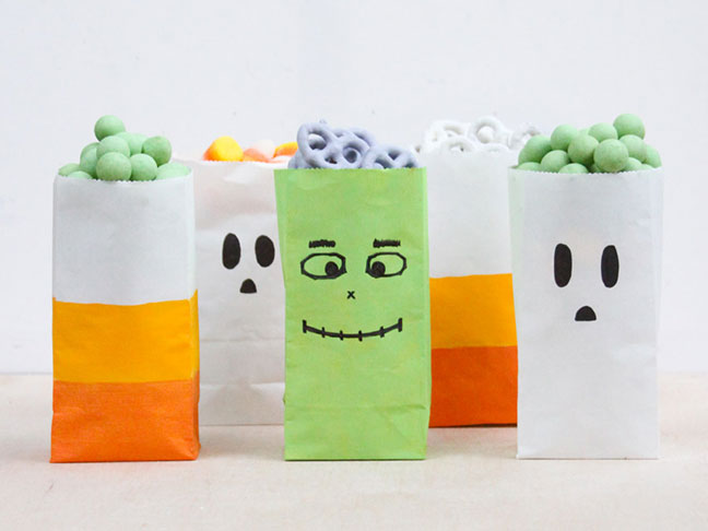 Pumpkin Treat Bags - A Pumpkin And A Princess