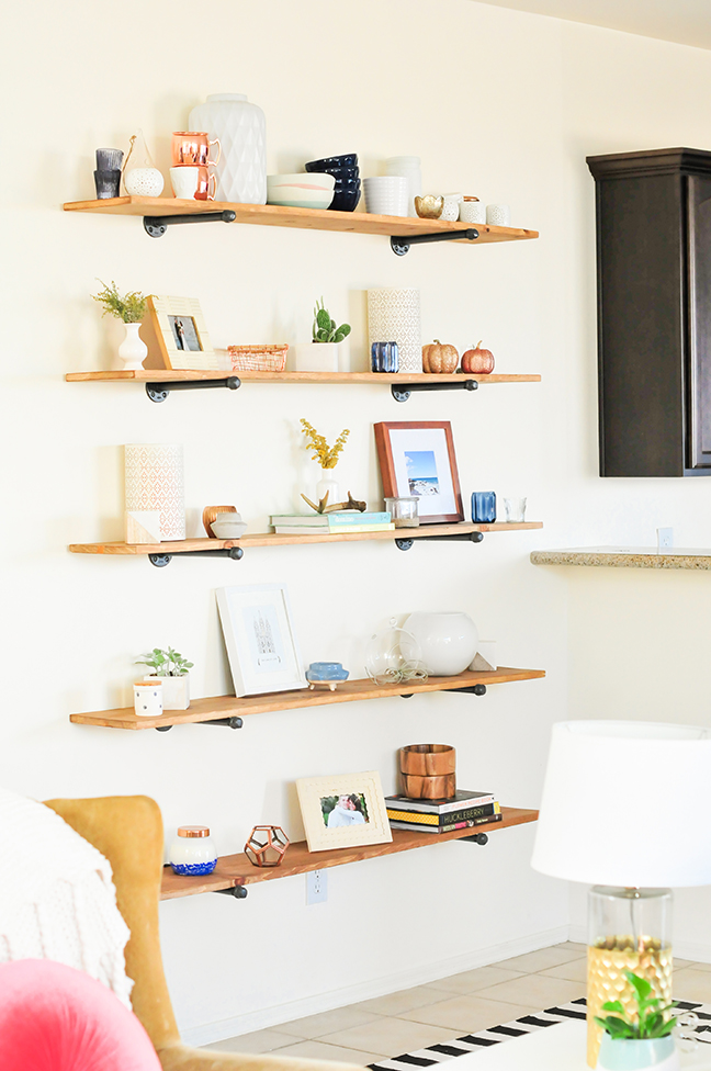 diy industrial shelf