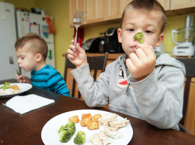 Broccoli and tot are friends - how to get kids really excited about eating healthy by telling them 