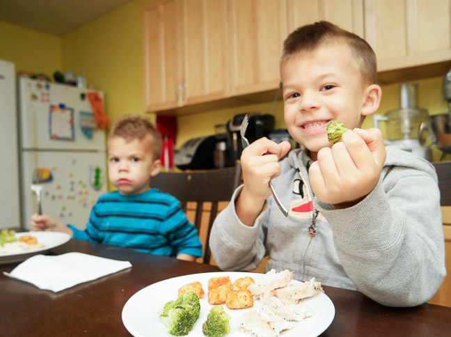 Broccoli and tot are friends - how to get kids really excited about eating healthy by telling them 