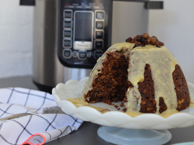 Slow cooker Christmas pudding recipe