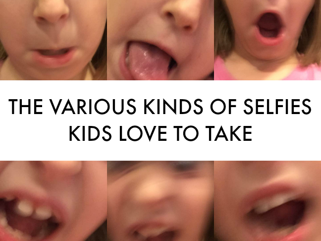 The Various Kinds of Selfies Kids Love to Take on @ItsMomtastic by @letmestart