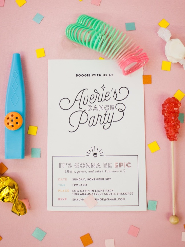 Averie's 6th birthday invite