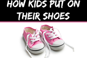 How kids put on their shoes when they INSIST they can do it themselves. Moms will LOL and relate to this one! | parenting humor on @Momtastic by @letmestart