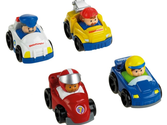 Fisher-Price's Little People Wheelies Race Cars