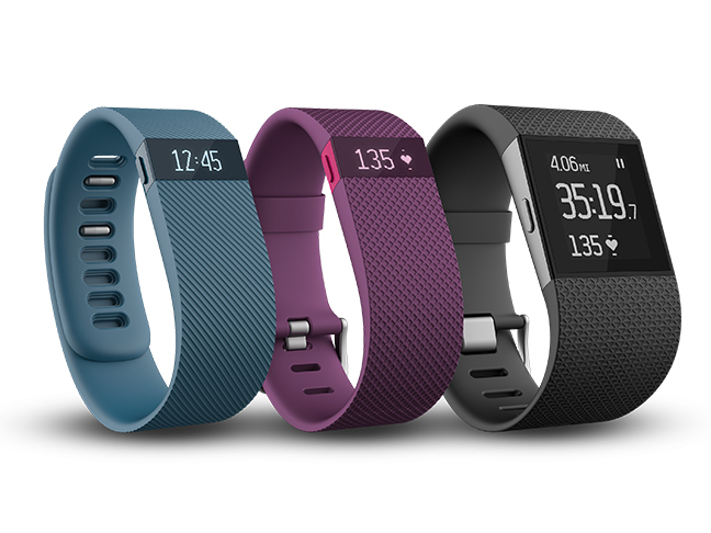 fitbits in an array of colors