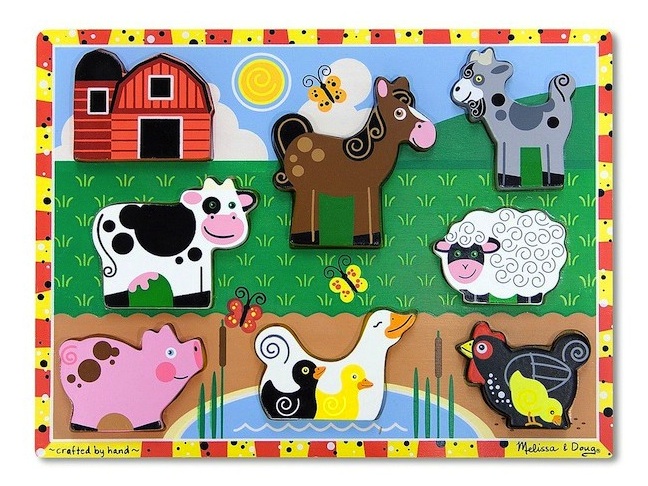 Melissa & Doug's Chunky Wooden Puzzle