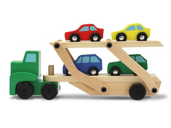 Wooden Carrier Truck Set