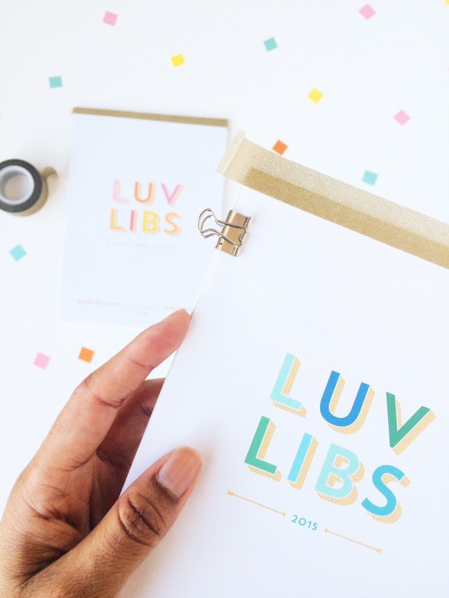 DIY Valentine's Day Mad Libs Notebooks | Shauna Younge