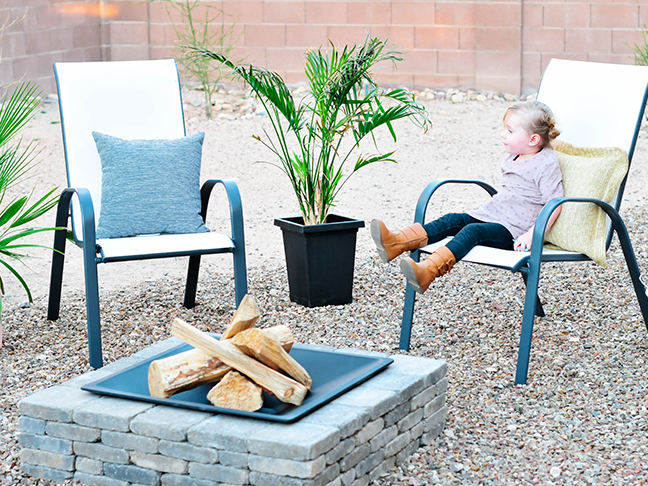 fire pit logs toddler