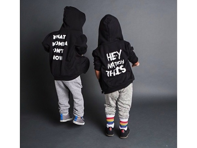 "What Momma Don't Know" and "Hey Watch This" Hoodies