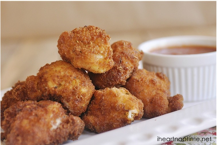 fried mac and cheese bites