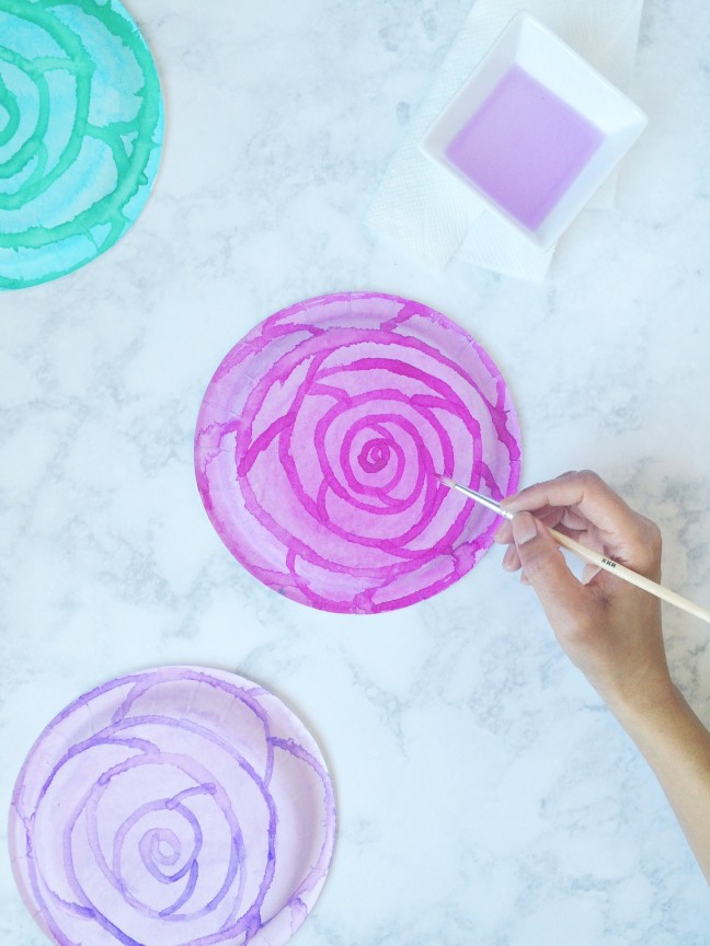 DIY Watercolor Flower Favor Box | Shauna Younge