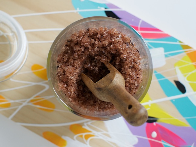 DIY chocolate bath salts - an easter gift