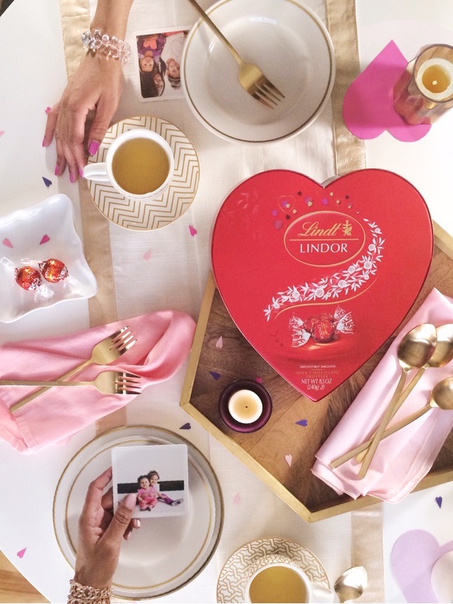 For your sweet sister(s) | 4 Ways to style LINDOR Truffles for Valentine's Gifts | Shauna Younge for Momtastic