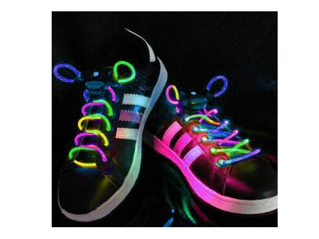 Multi-Color LED Light Up Waterproof Shoelaces