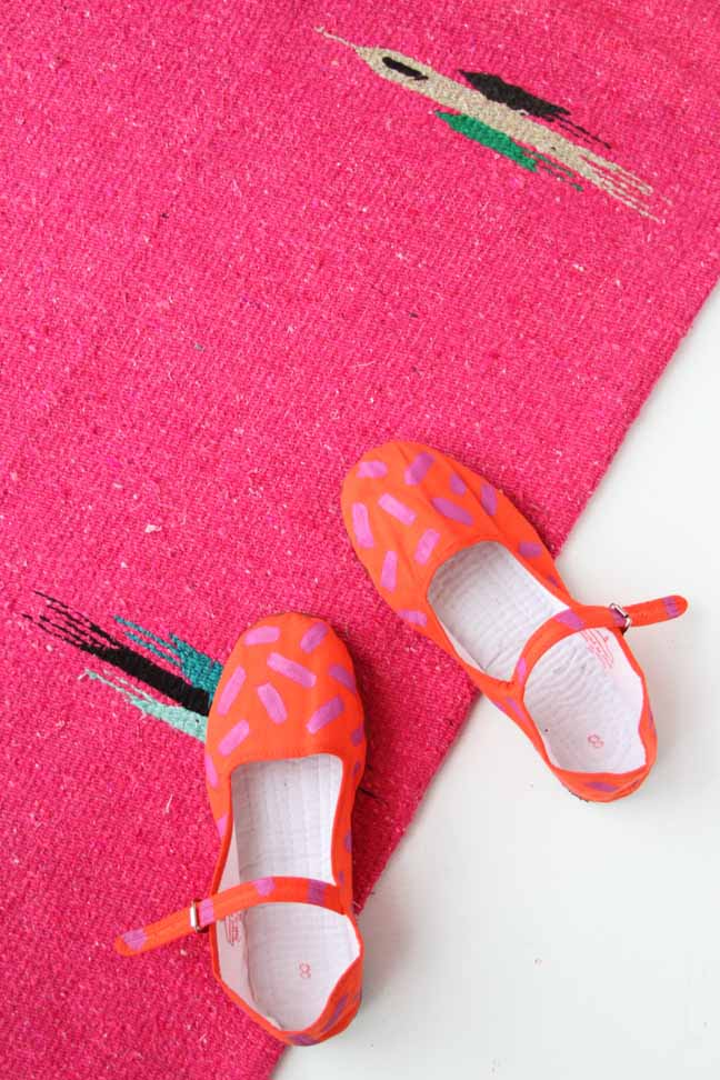 DIY Neon Painted Shoes