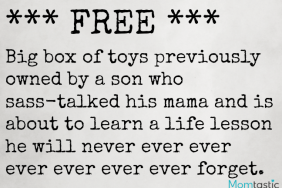 Want Ads Moms Would Love to Make on @ItsMomtastic by @letmestart | Free Toys Funny Want Ads for parents and LOLs for moms