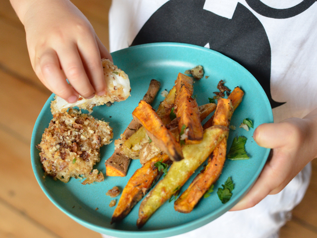 Kids love this healthy fish fingers recipe