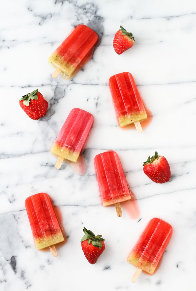 Strawberry Kiwi Popsicles Recipe