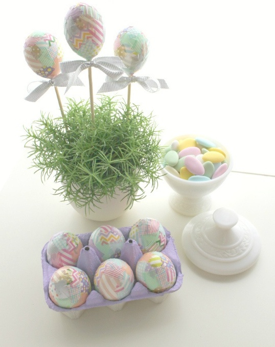 washi eggs from Oh Lovely Day
